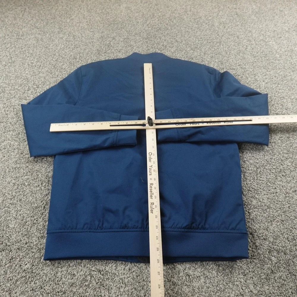 Line Of‎ Trade Jacket Mens M Blue Bomber Full Zip Lined Outdoor Windbreaker Coa